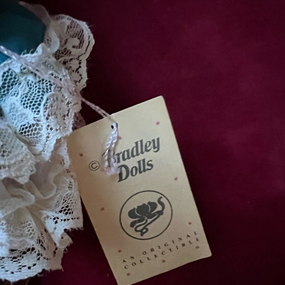 Vintage “Miss Emerald” 8” Tall Doll. May Birthday. By Bradley Collectible Dolls. - Picture 10 of 11